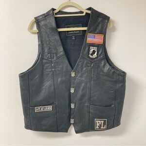 Leather POW Vest